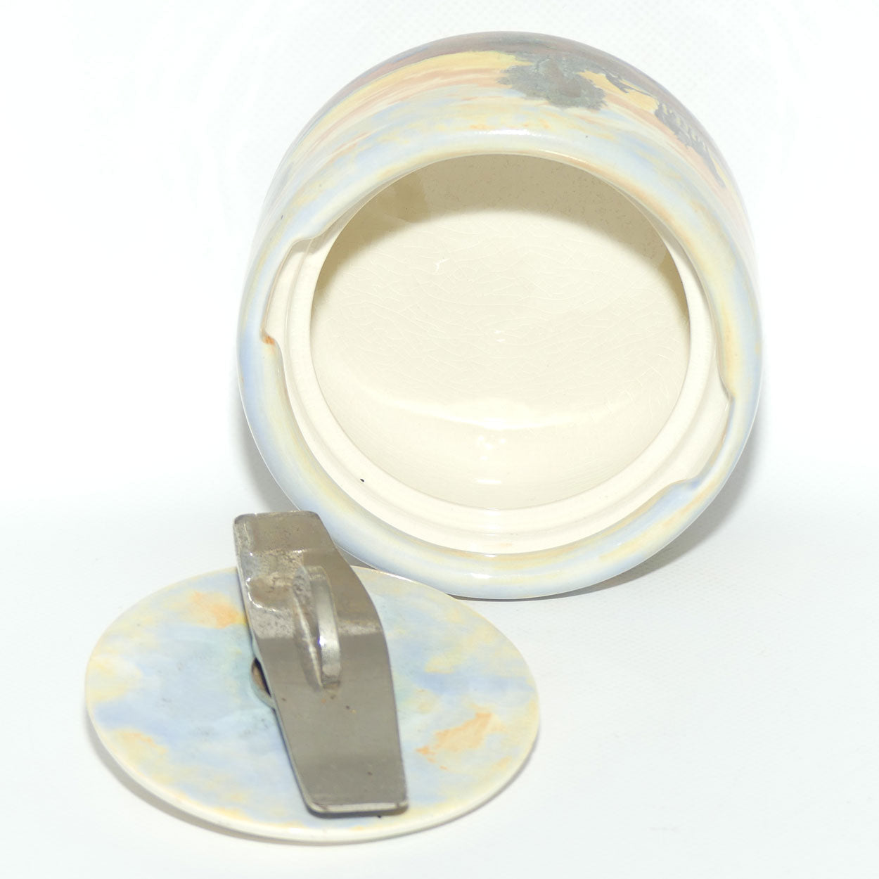 Royal Doulton tobacco jar Ploughing D6162