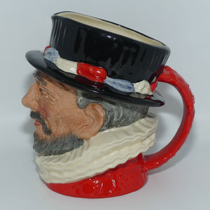 D6206 Royal Doulton large character jug Beefeater | ER handle | Scarlett