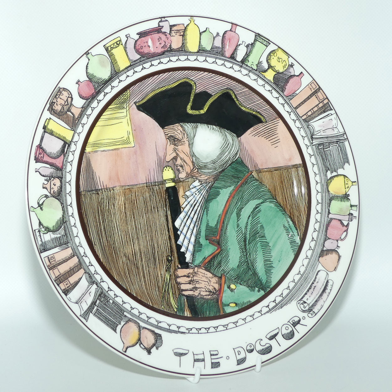 Royal Doulton Professionals series The Doctor rack plate D6281