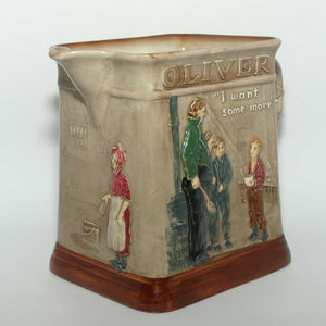 Royal Doulton Dickens G Low Relief Oliver Twist jug | Oliver Asks for More  D6285