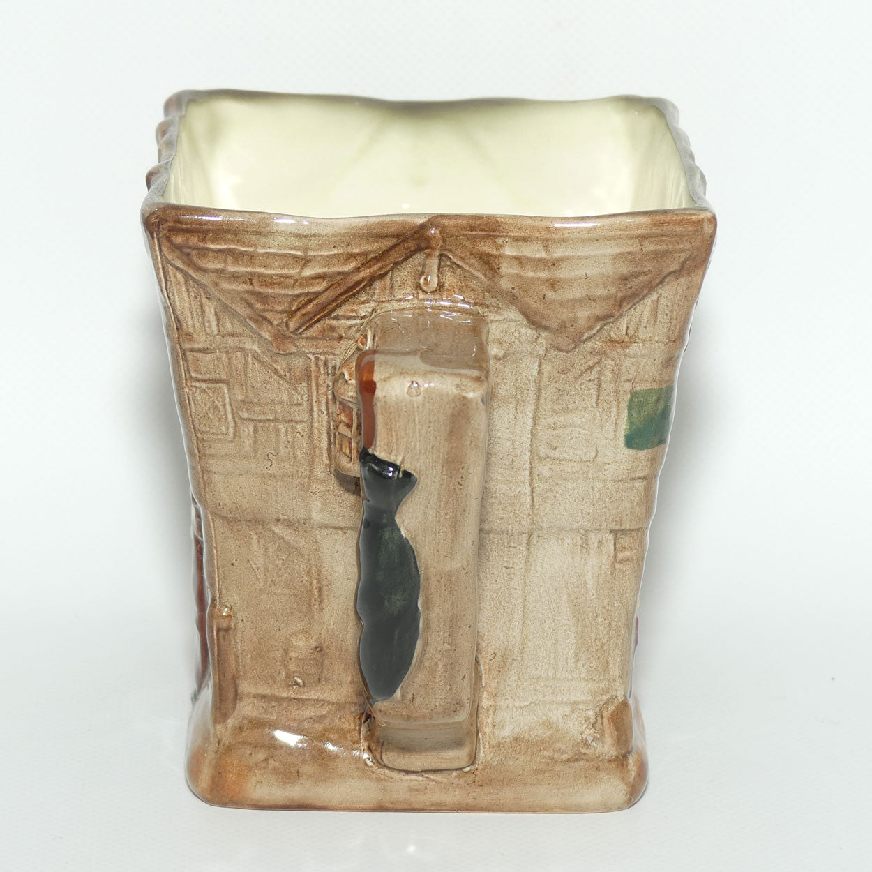 Royal Doulton Dickens G Low Relief Old London jug | Depicts London in Dicken's Day with Old Charley and Sairey Gamp D6291