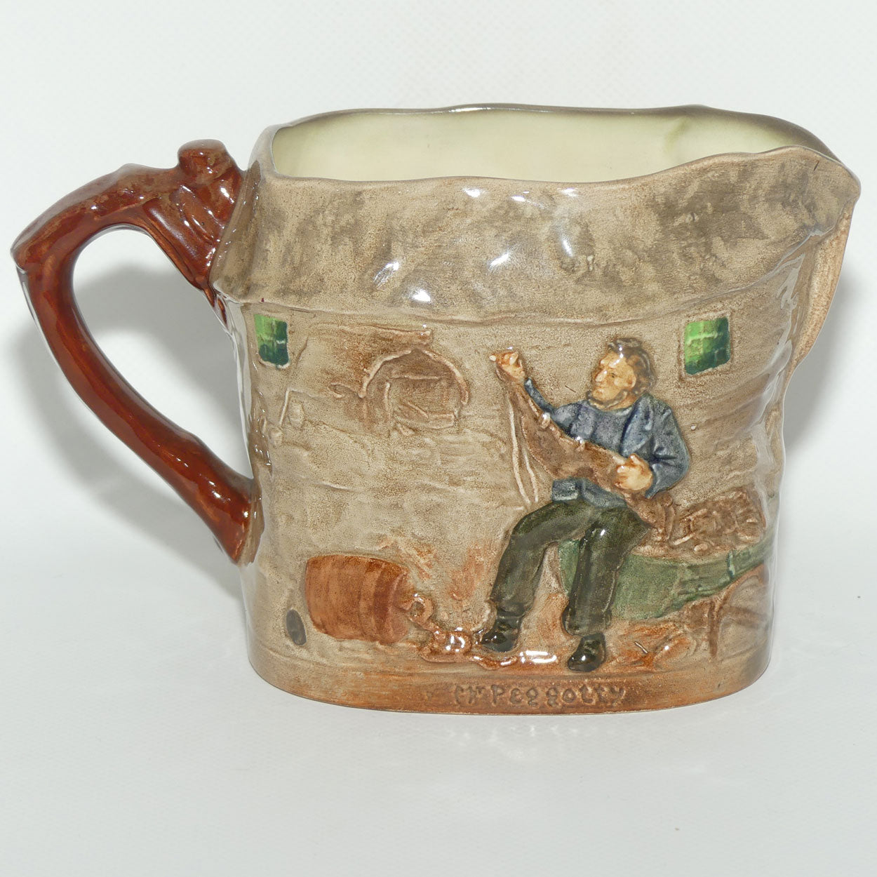 Royal Doulton Dickens G Low Relief Peggotty jug | Scene from David Copperfield D6292