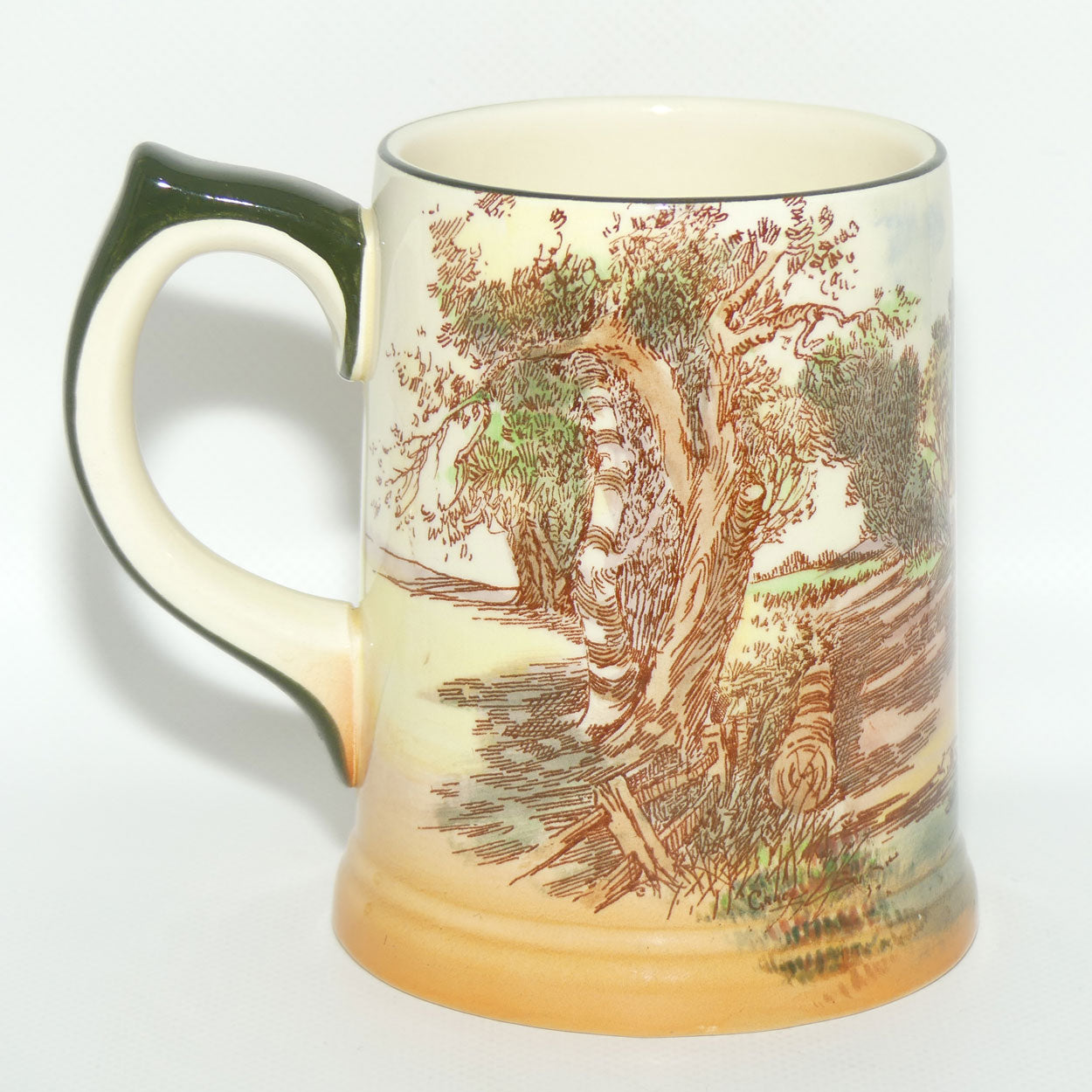 Royal Doulton Rustic England ale tankard D6297 | 12.5cm tall