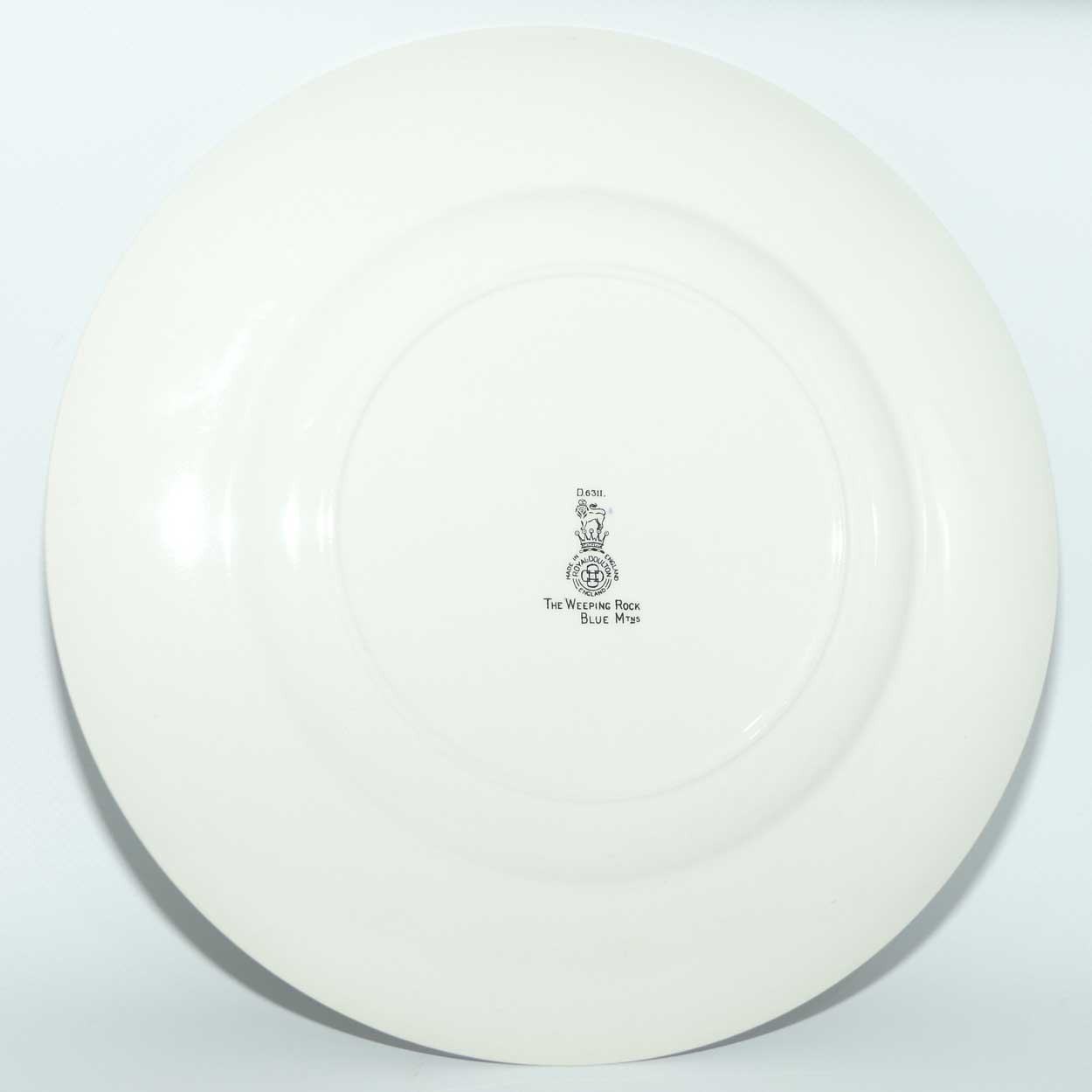 Royal Doulton Australian scene plate | The Weeping Rock Blue Mountains D6311