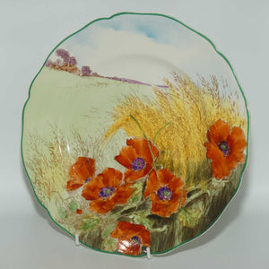 Royal Doulton Poppies in a Cornfield plate D6312 | 26cm