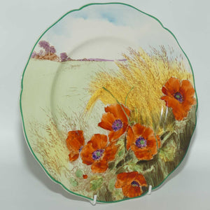 Royal Doulton Poppies in a Cornfield plate D6312 | 26cm