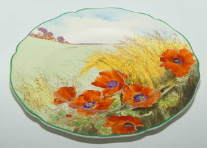 Royal Doulton Poppies in a Cornfield plate D6312 | 26cm