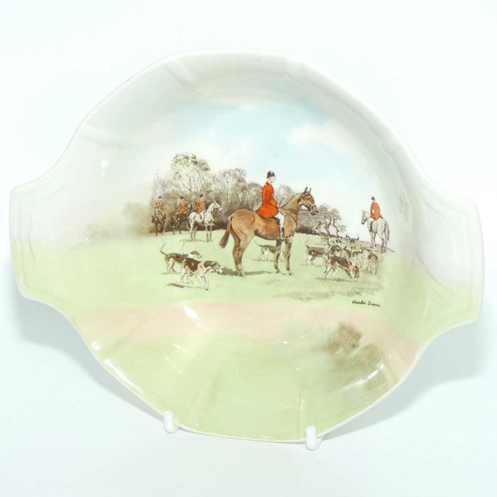 Royal Doulton Fox Hunting handled bowl | The Master | D6326 by Charles Simpson