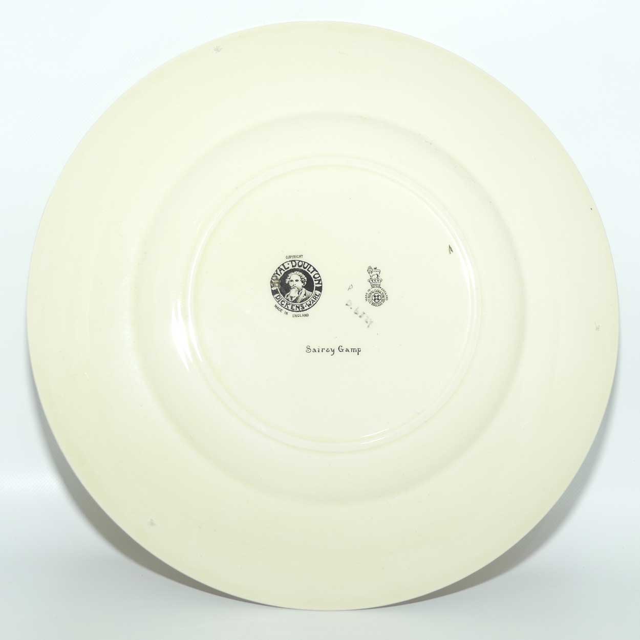 Royal Doulton Dickens Sairey Gamp rack plate D6327