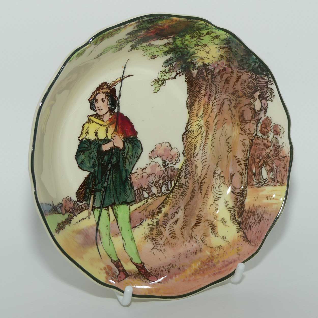 Royal Doulton Under the Greenwood Tree | Robin Hood D6341 round bowl | 13cm diam