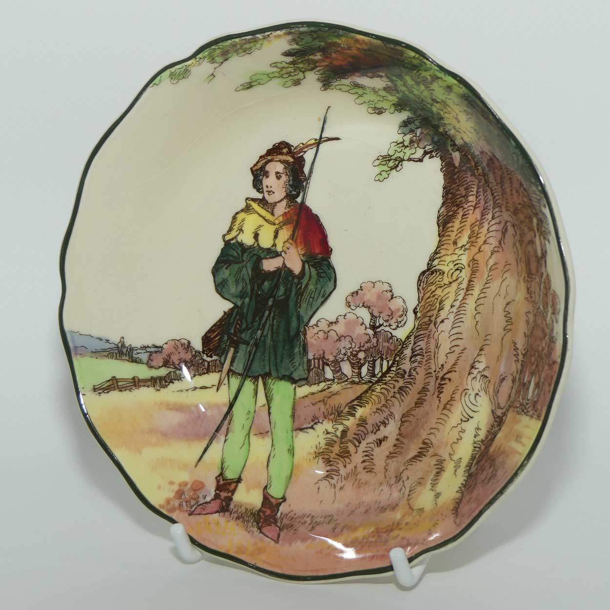 Royal Doulton Under the Greenwood Tree | Robin Hood D6341 round bowl | 13cm diam