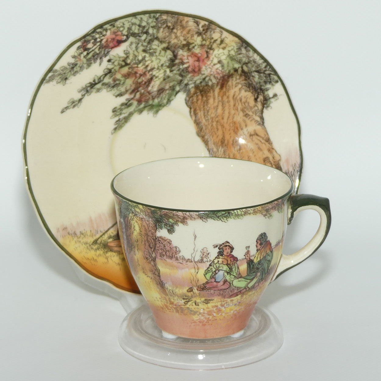 Royal Doulton Under the Greenwood Tree | Robin Hood D6341 tea duo | #2