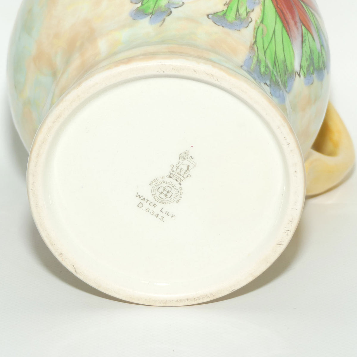 Royal Doulton colourful Water Lily pattern jug D6343 | #1