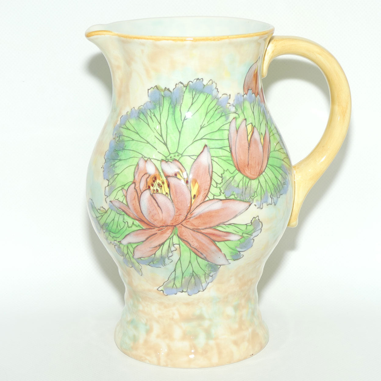 Royal Doulton colourful Water Lily pattern jug D6343 | #2