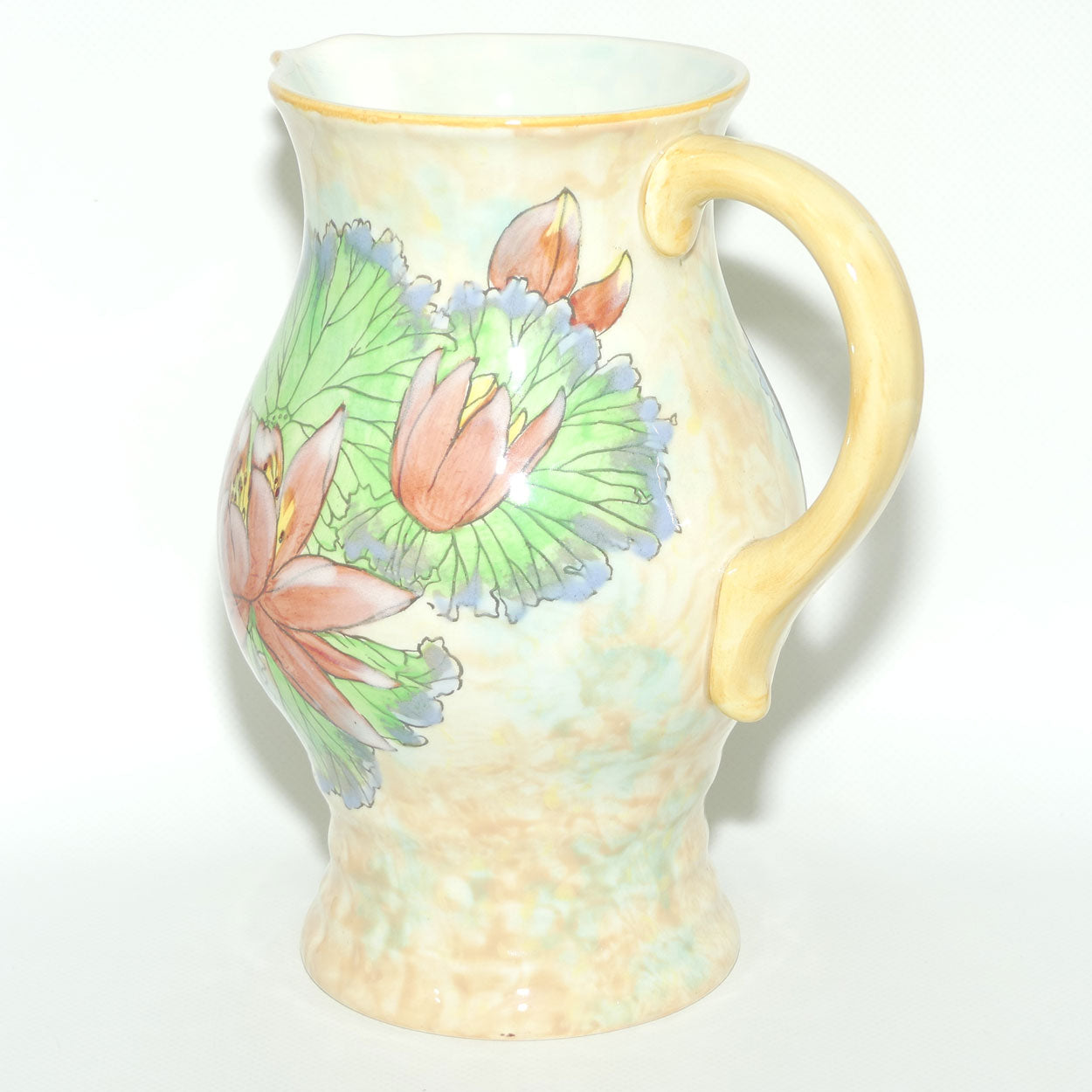 Royal Doulton colourful Water Lily pattern jug D6343 | #2