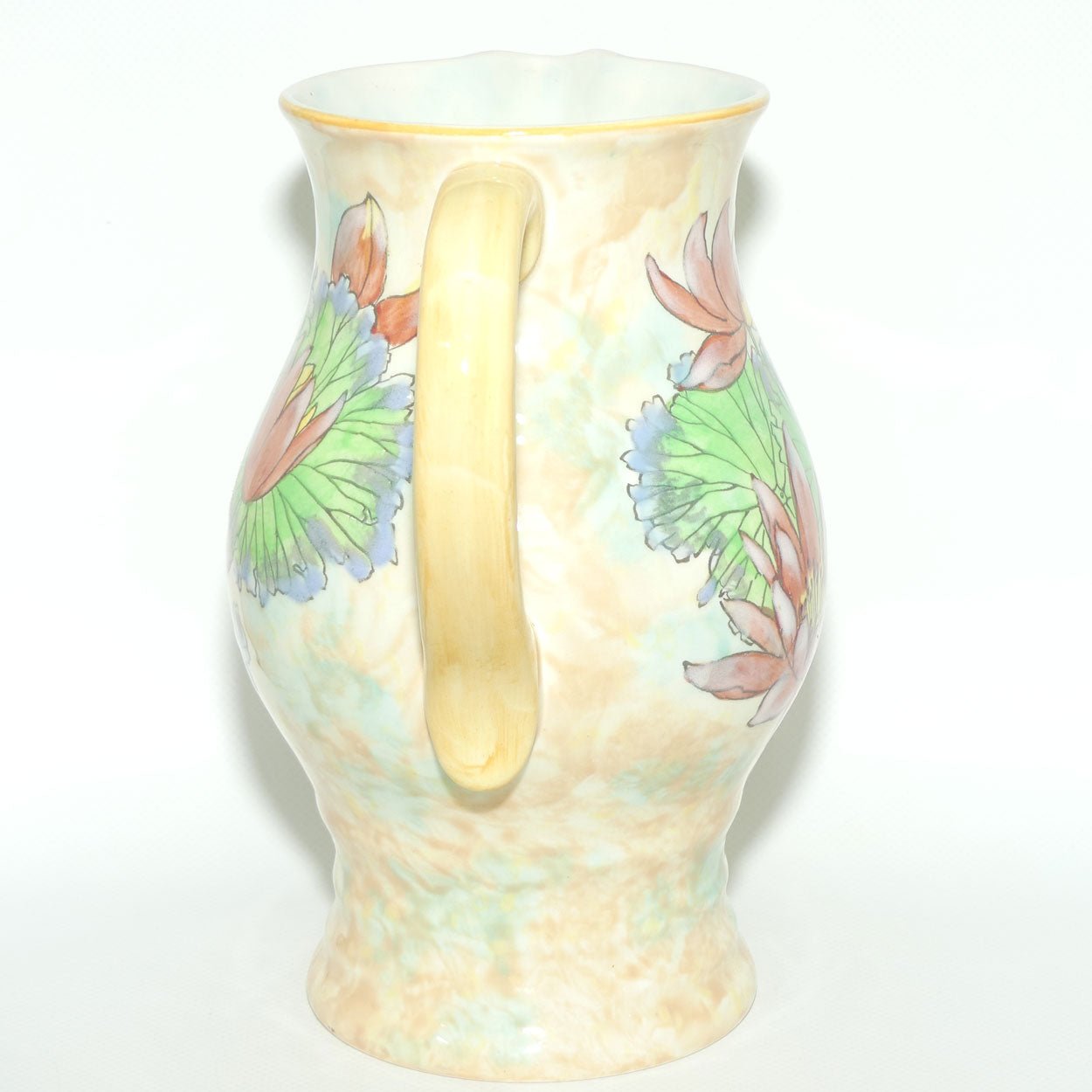 Royal Doulton colourful Water Lily pattern jug D6343 | #2