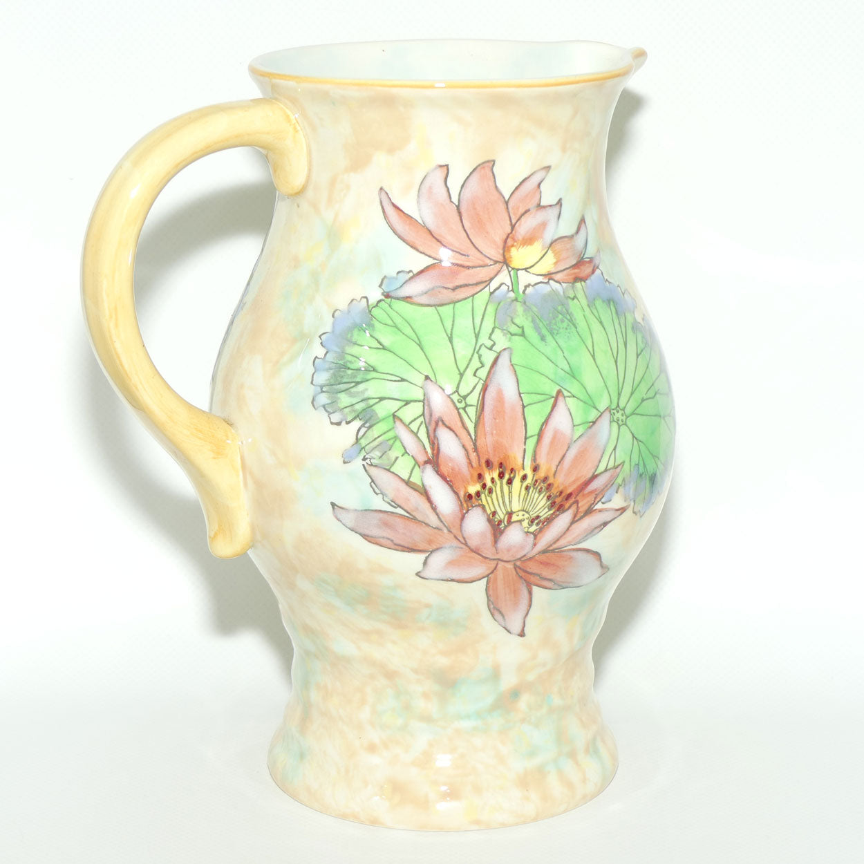 Royal Doulton colourful Water Lily pattern jug D6343 | #2