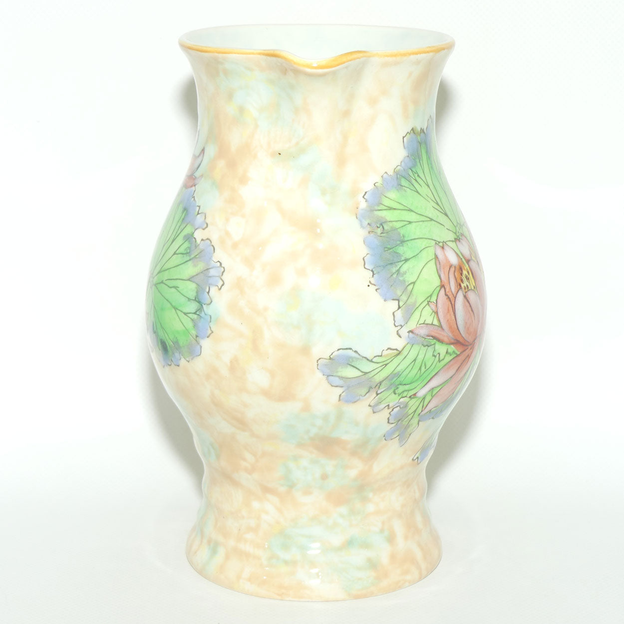 Royal Doulton colourful Water Lily pattern jug D6343 | #2