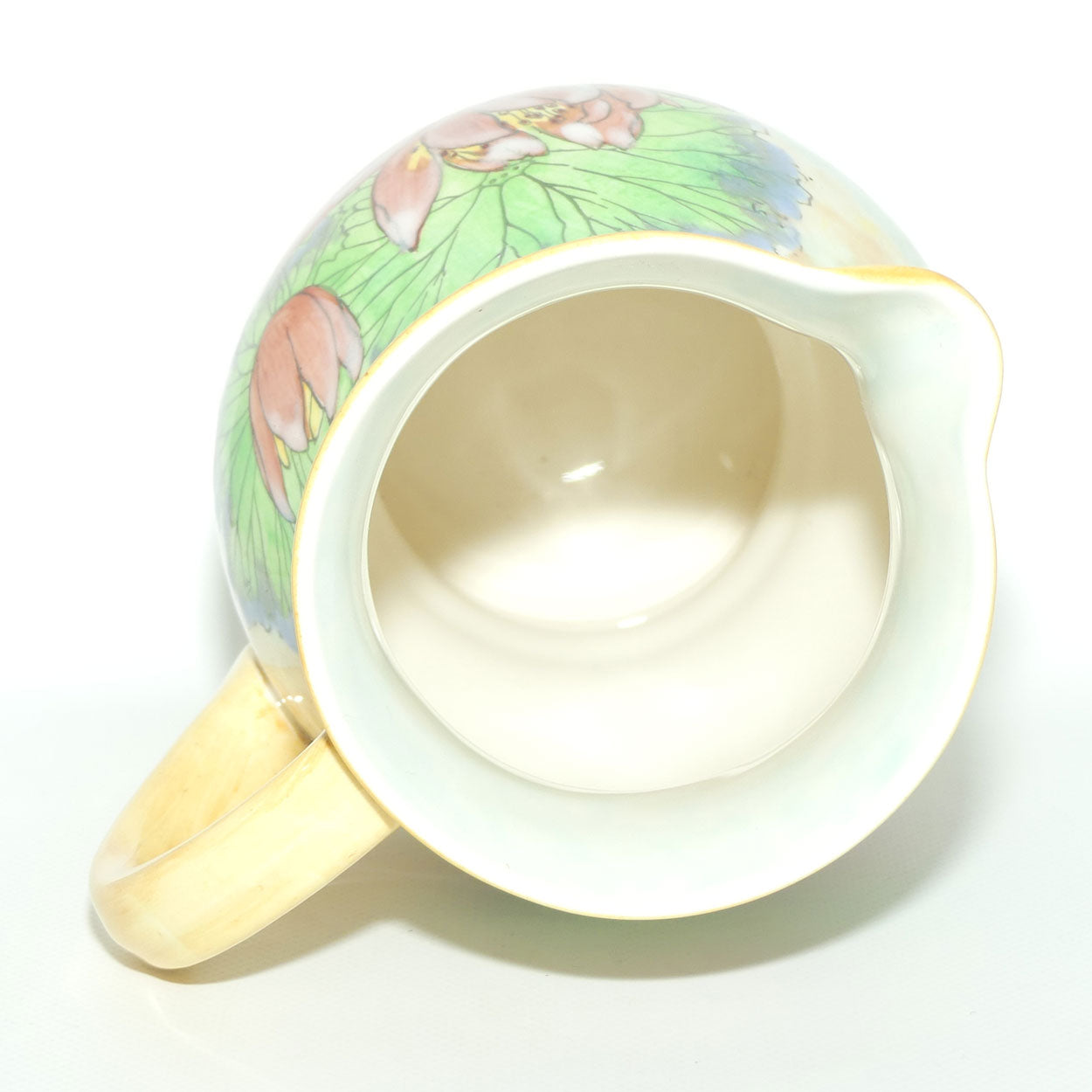 Royal Doulton colourful Water Lily pattern jug D6343 | #2