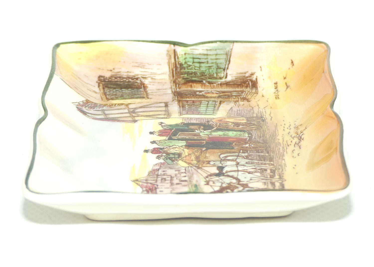 Royal Doulton Old English Coaching Scenes pin tray D6393 | #2