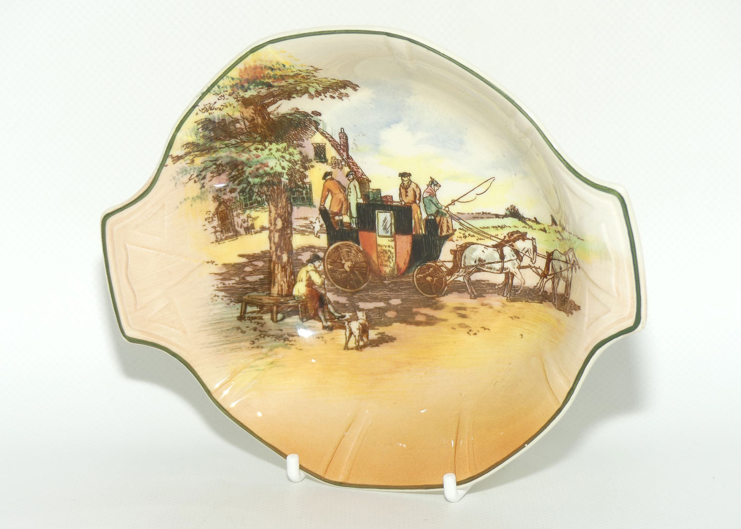 Royal Doulton Old English Coaching Scenes twin handle bowl | D6393