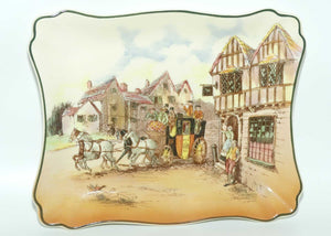 Royal Doulton Old English Coaching Scenes rectangular tray | 7979 | D6393