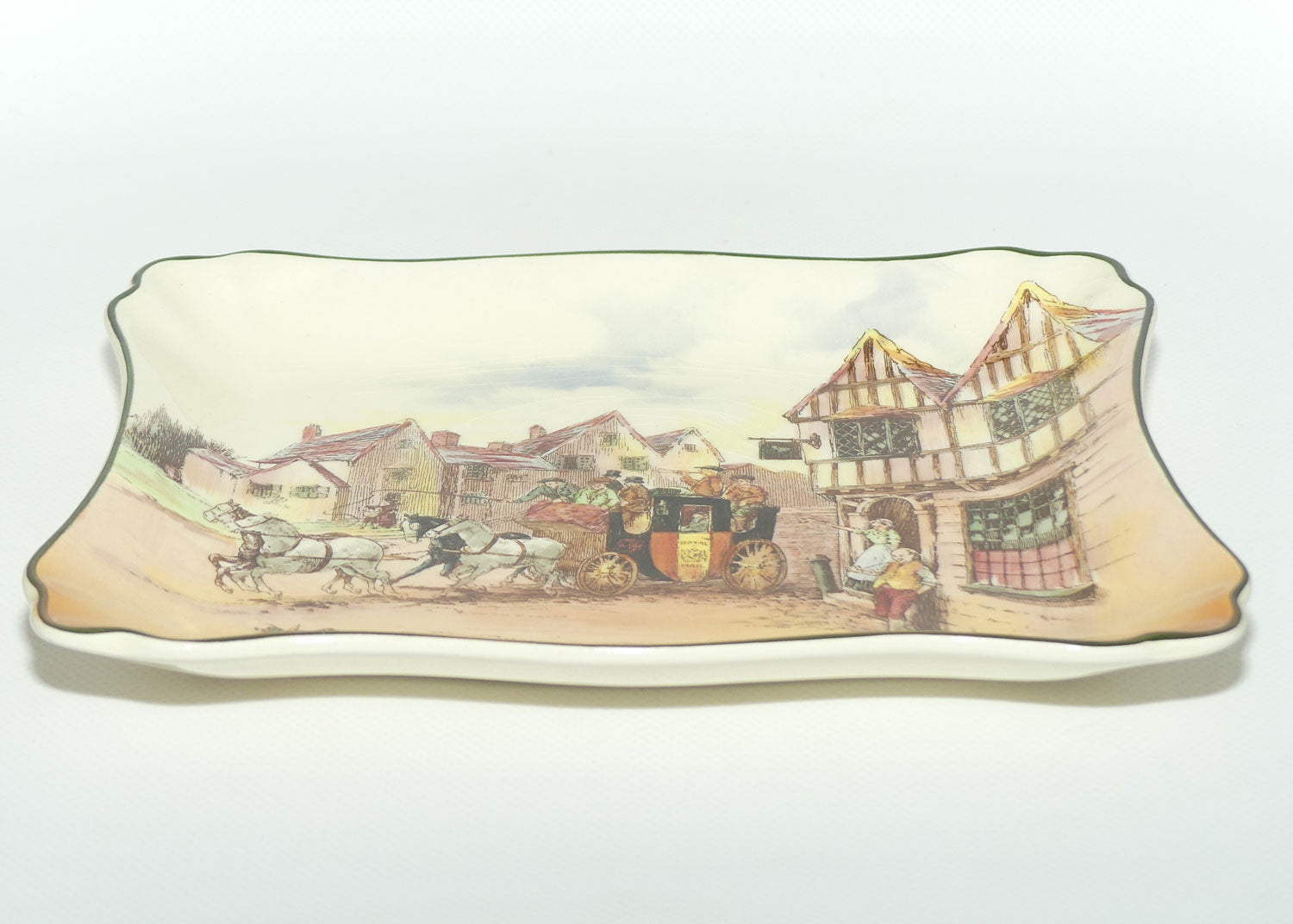 Royal Doulton Old English Coaching Scenes rectangular tray | 7979 | D6393 | #3