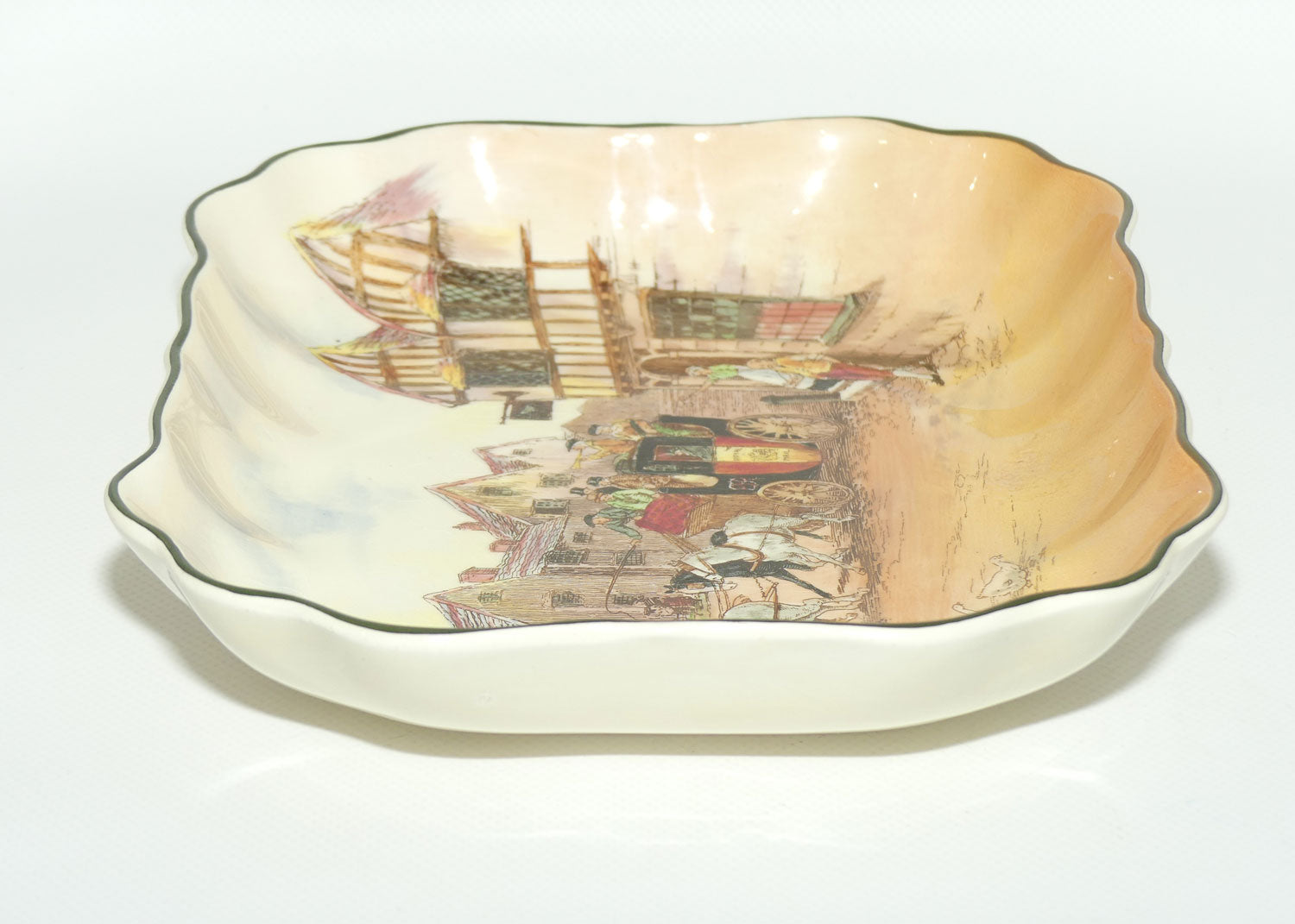 Royal Doulton Old English Coaching Scenes rectangular bowl | 8237 | D6393