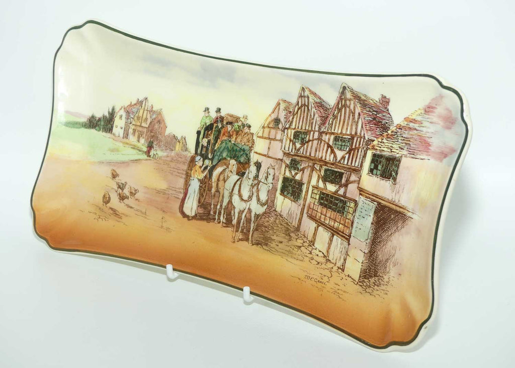 Royal Doulton Old English Coaching Scenes sandwich tray | 8099 | D6393