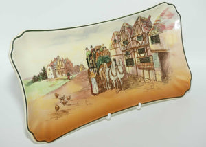 Royal Doulton Old English Coaching Scenes sandwich tray | 8099 | D6393