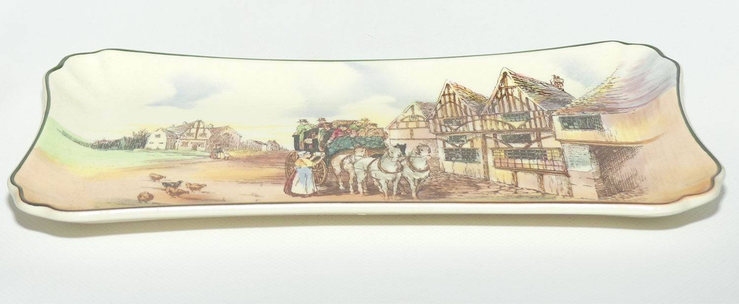 Royal Doulton Old English Coaching Scenes sandwich tray | 8099 | D6393 | #2