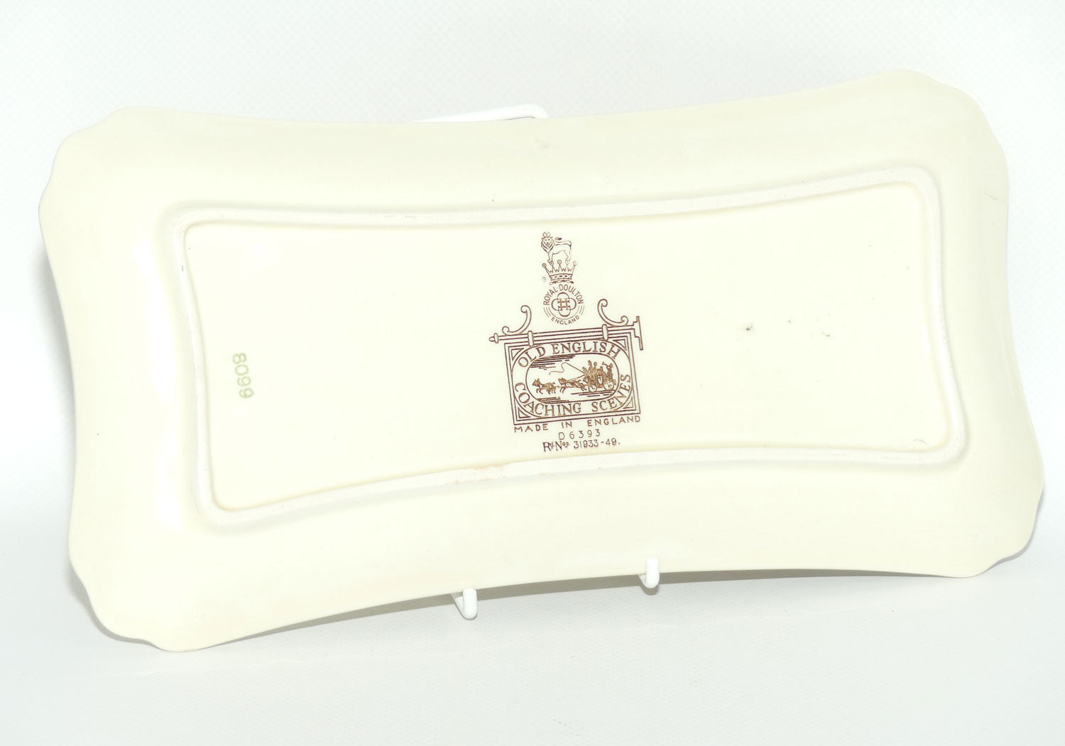 Royal Doulton Old English Coaching Scenes sandwich tray | 8099 | D6393 | #2