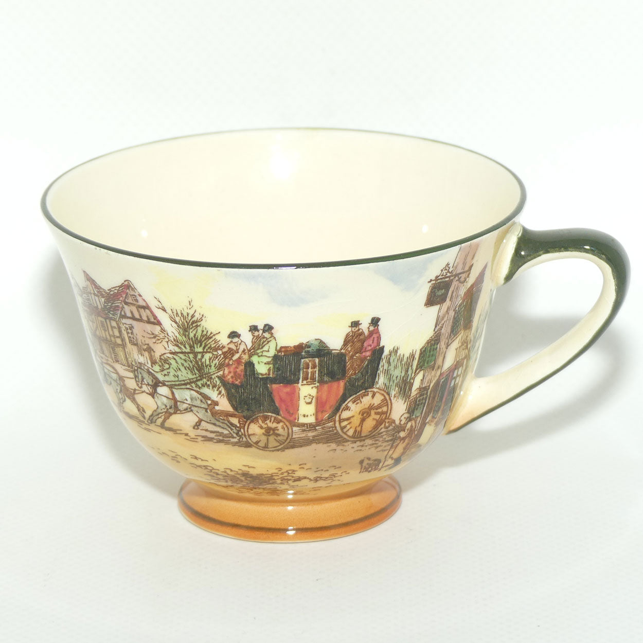 Royal Doulton Old English Coaching Scenes tea trio D6393