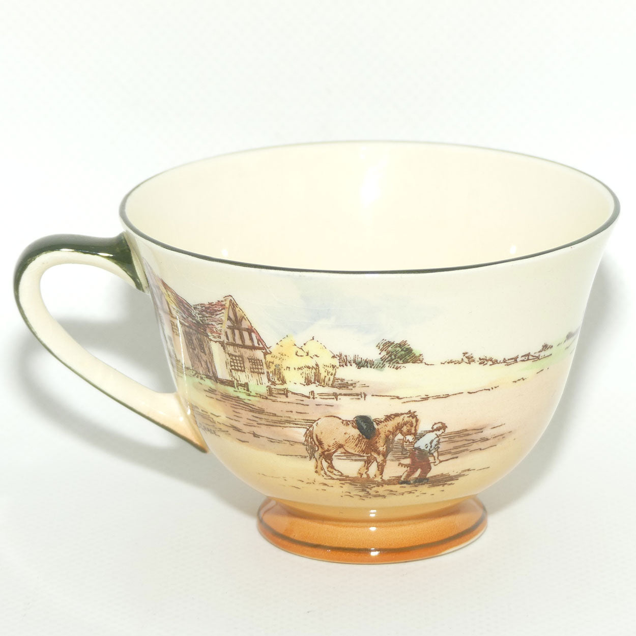 Royal Doulton Old English Coaching Scenes tea trio D6393
