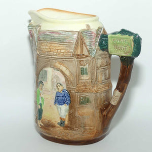 Royal Doulton Dickens G Low Relief White Hart Inn jug | Poor Jo and Fat Boy D6394