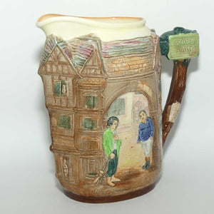 Royal Doulton Dickens G Low Relief White Hart Inn jug | Poor Jo and Fat Boy D6394