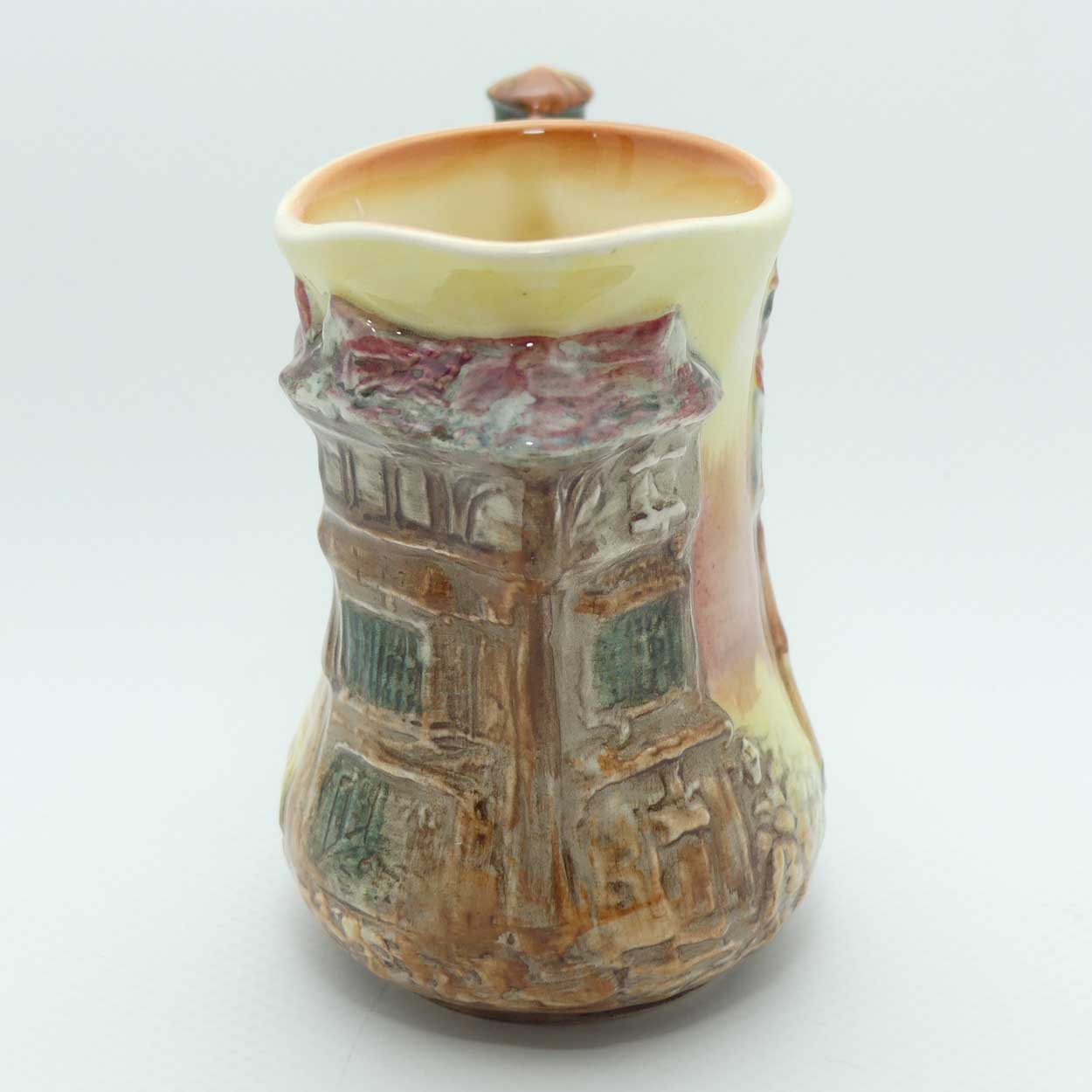 Royal Doulton Dickens G Low Relief Sam Weller jug Lamp handle D6398