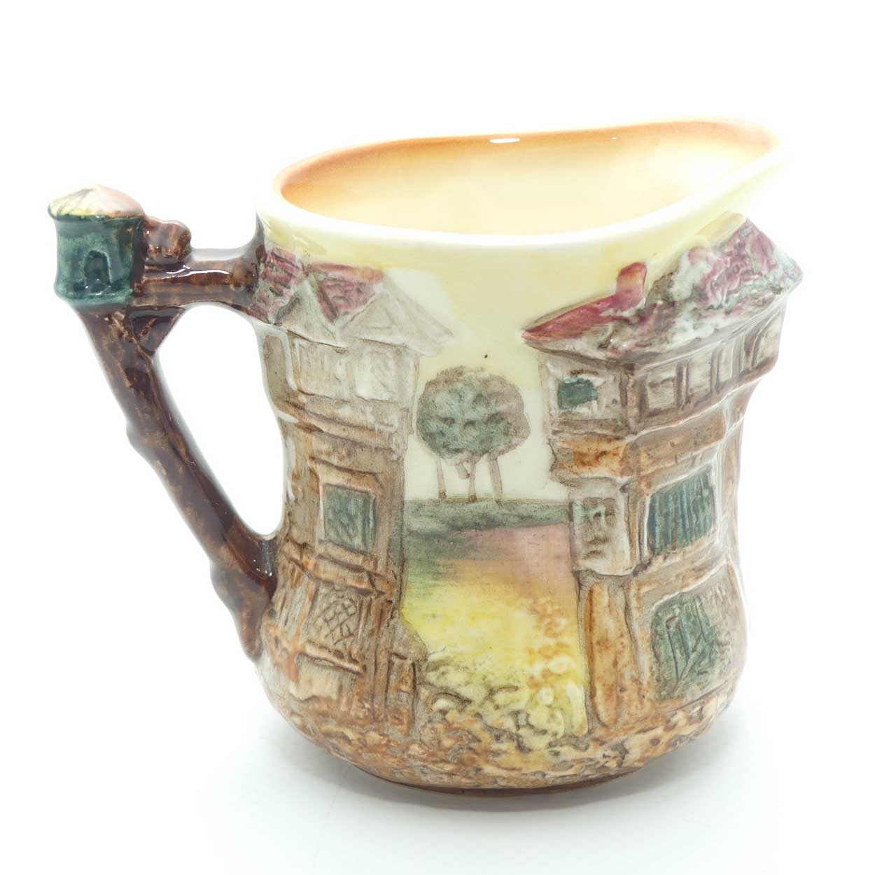 Royal Doulton Dickens G Low Relief Sam Weller jug Lamp handle D6398