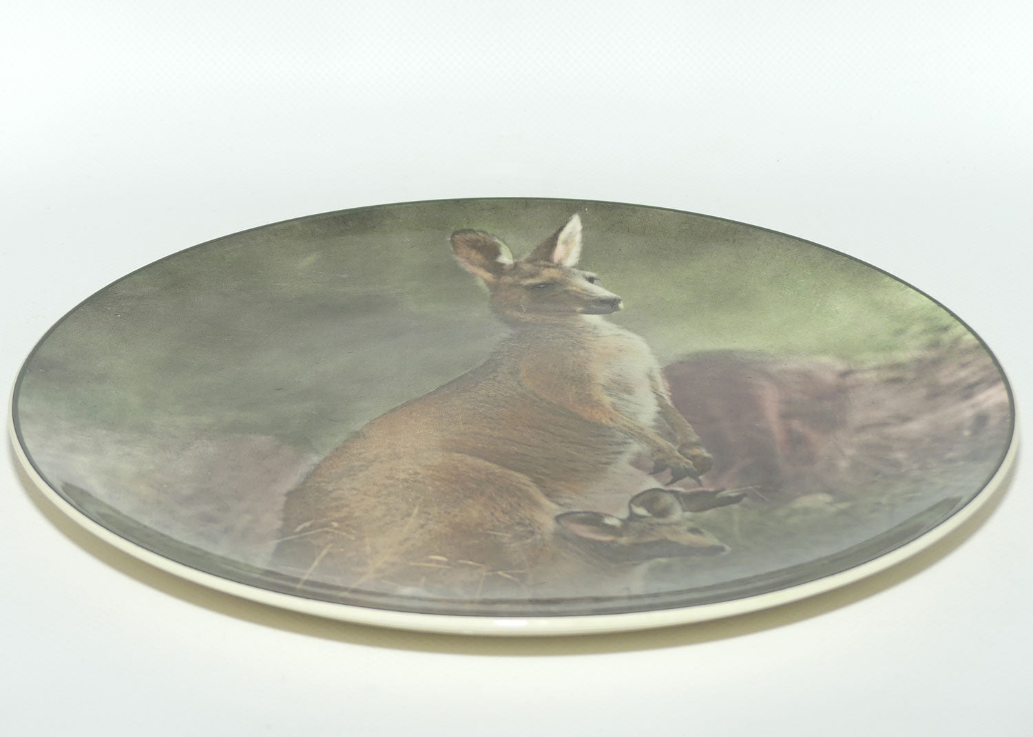 Royal Doulton Australian Views plate #4 | Mother Kangaroo with Joey D6423