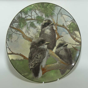 Royal Doulton Australian Views plate #7 | Young Kookaburras D6426 | #2