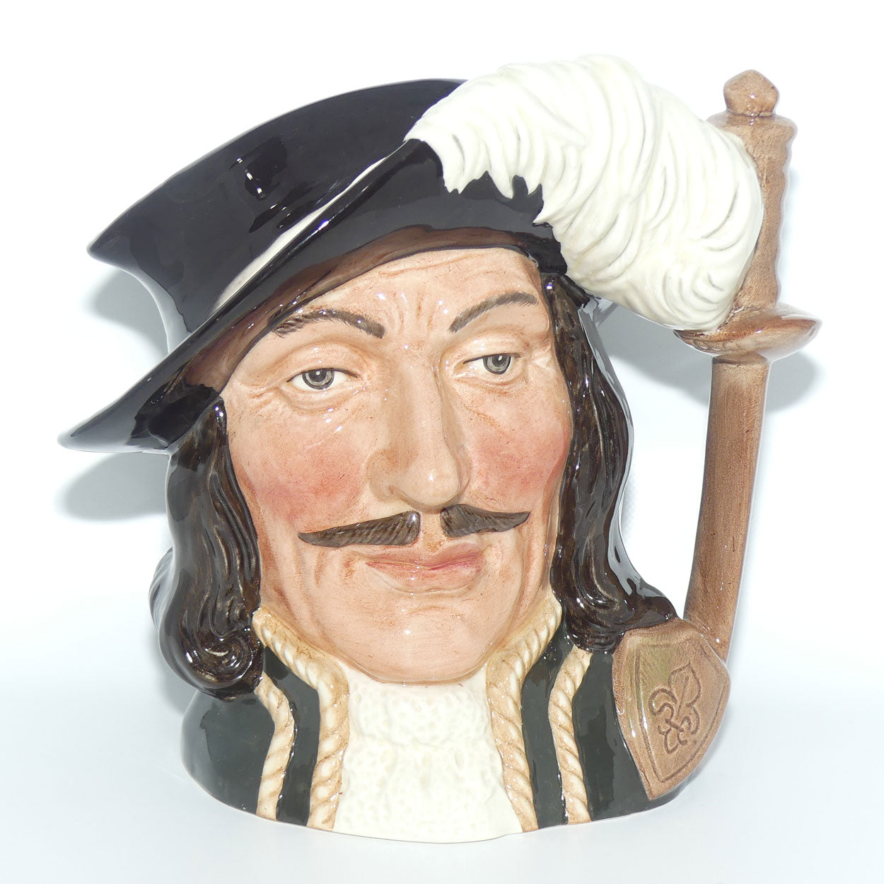 D6439 Royal Doulton large character jug Athos | Three Musketeers