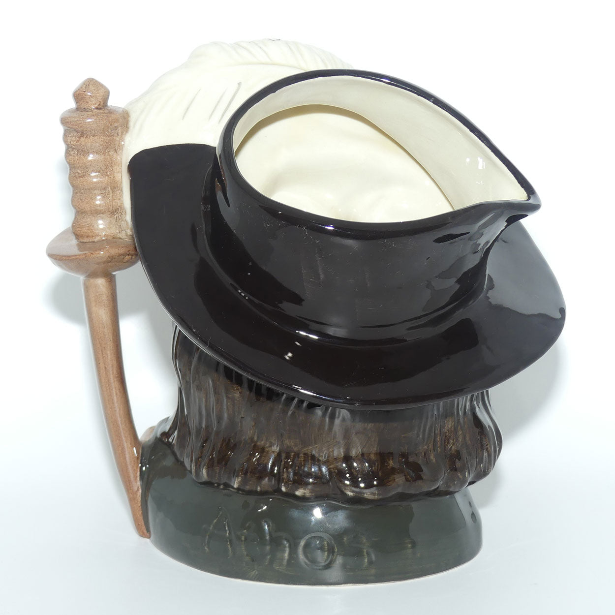 D6439 Royal Doulton large character jug Athos | Three Musketeers