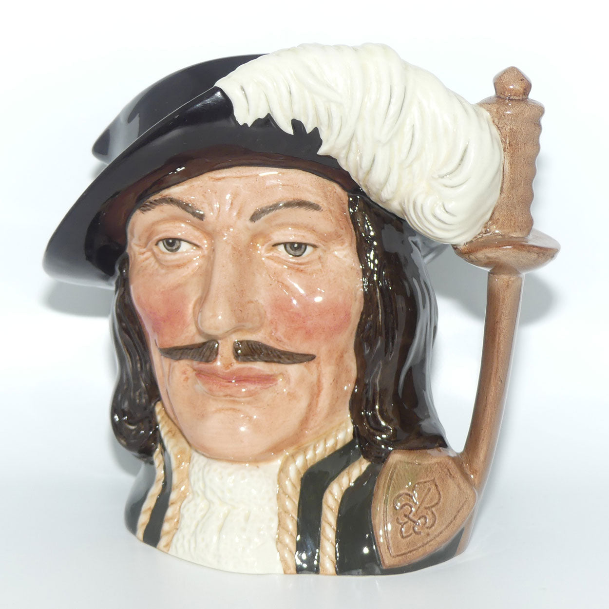 D6439 Royal Doulton large character jug Athos | Three Musketeers
