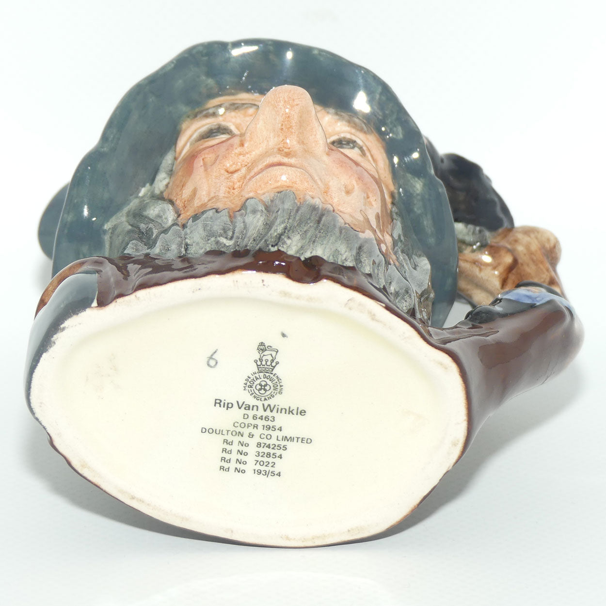 D6463 Royal Doulton small character jug Rip Van Winkle