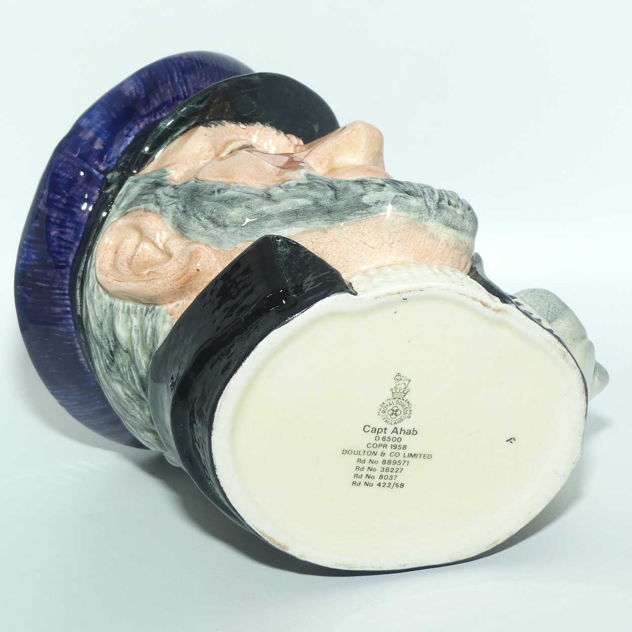 D6500 Royal Doulton large character jug Capt Ahab