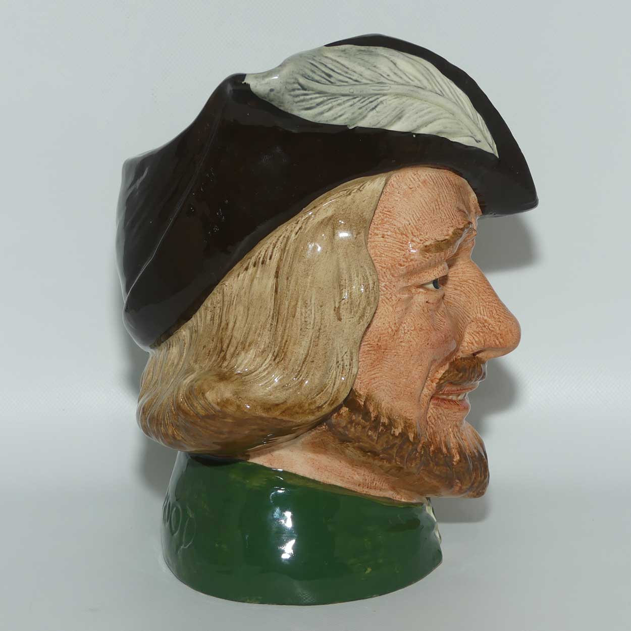 D6527 Royal Doulton large character jug Robin Hood | later stamp