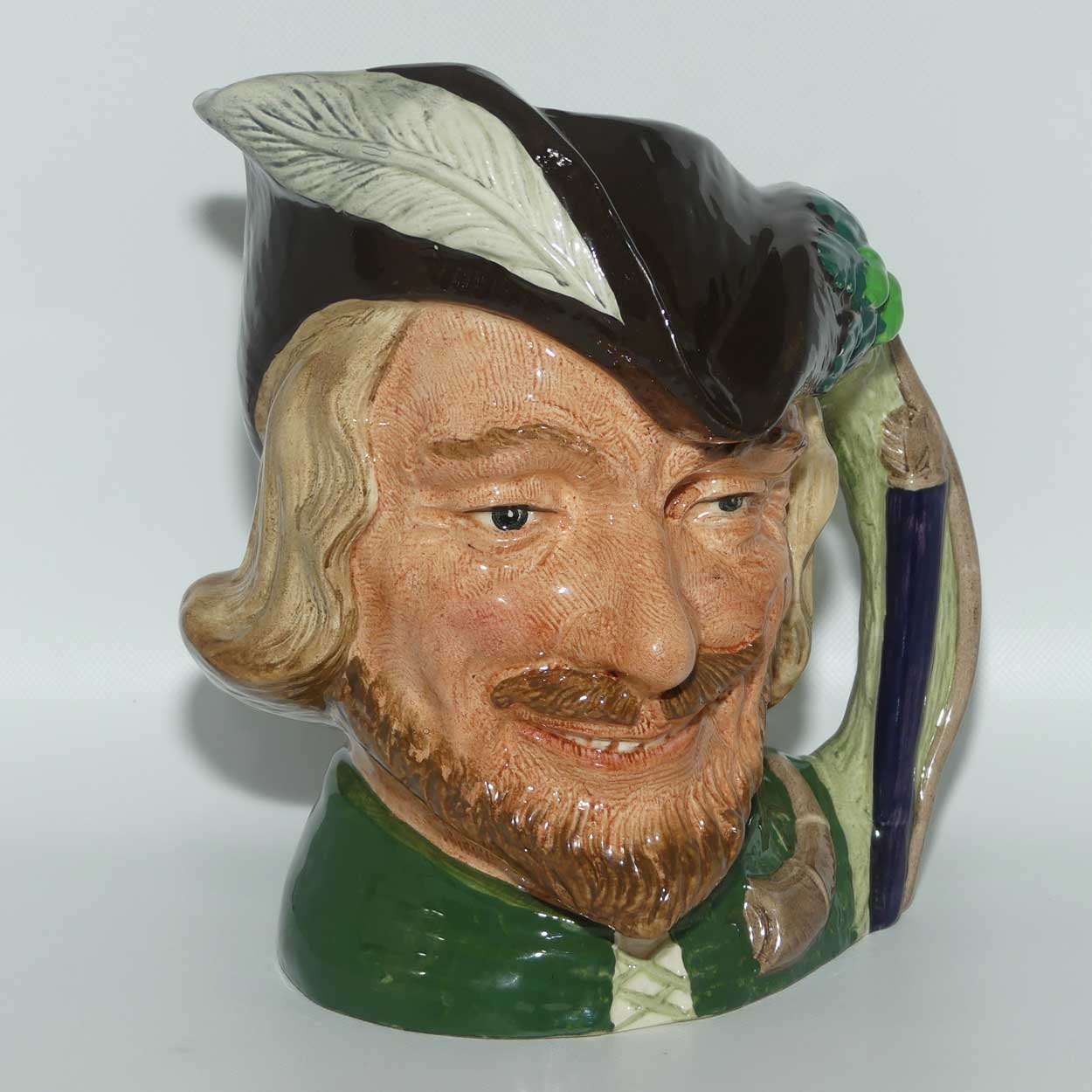 D6527 Royal Doulton large character jug Robin Hood | later stamp