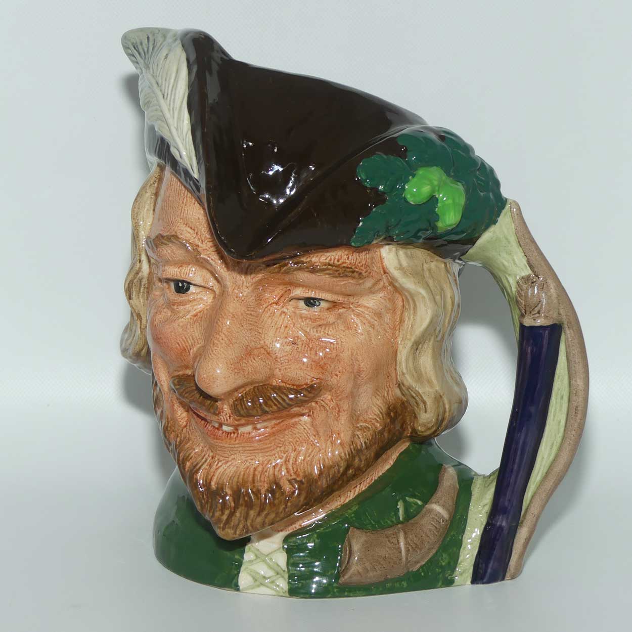 D6527 Royal Doulton large character jug Robin Hood | later stamp