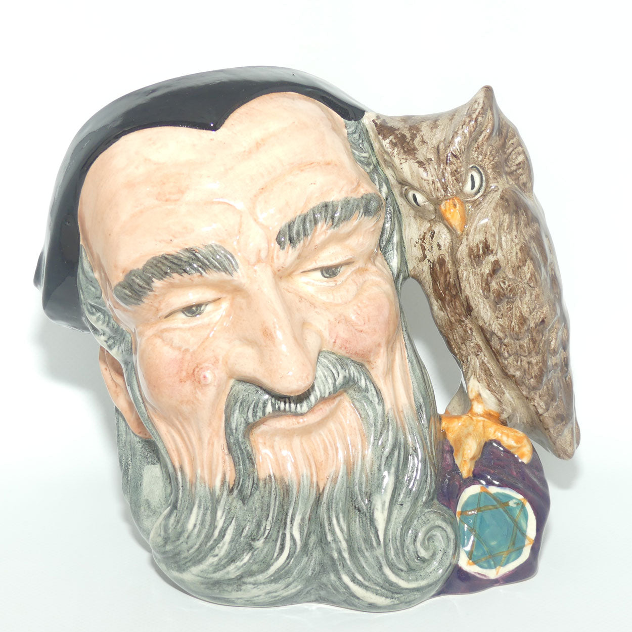 D6529 Royal Doulton large character jug Merlin | #2