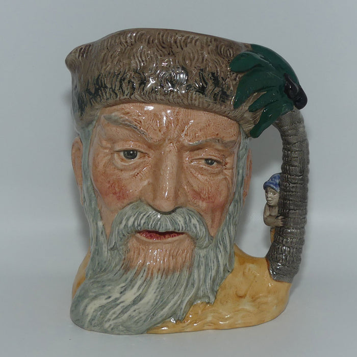 D6532 Royal Doulton large character jug Robinson Crusoe | Footprint